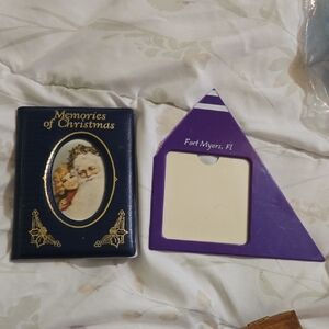 Memories of Christmas Photo Album - Blue and Gold